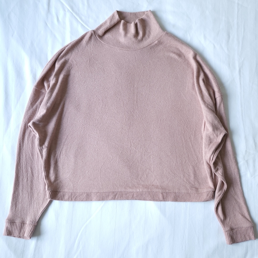 EXPRESS Mockneck Oversized Sweater - Picture 2 of 7